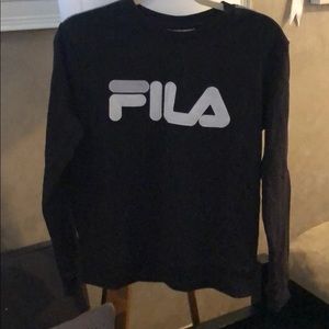 Black FILA sweatshirt